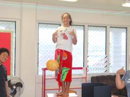 cleaning & decorating class room for opening of school