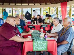 A photo of some Atoa o Samoa delegates