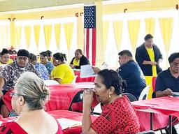 DHR employees at a training session