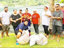 Staff of the Department of Human Resources at Fagaalu Park