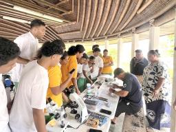 LHS students at DMWR