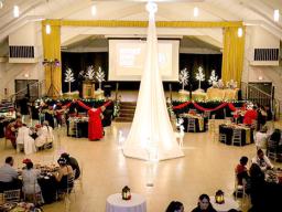 Dept. of Commerce staff at their Christmas party