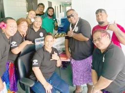 Dept of Health staff at celebration