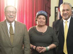 Congresswoman Amata with Assistant Secretary Domenech and Director Pula. 