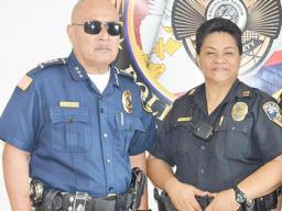 New Warden Commander Falana’ipupu Taase Sagapolutele and the new Chief of Police, Major Pouu’amea Tuaolo-Supapo
