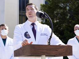 Dr. Sean Conley, physician to President Donald Trump