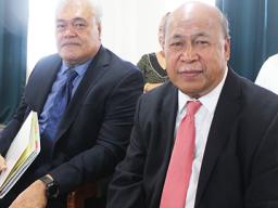 Dr. Misipati Salanoa and Aoelua Solomona Aoelua 