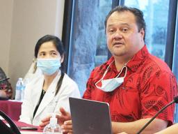 Dr. Maria Guyapa (left)  Dr. Aifili J. Tufa 