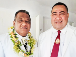 Rev. Nafatali Falealii (left) and Rev. Sasa Satoa