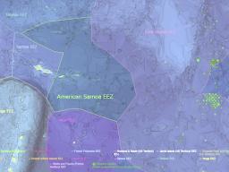 Map of the U.S. EEZs of Western Pacific Region