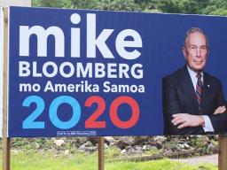 Bloomberg billboard in American Samoa