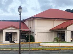 Election Office in Tafuna with Election 2020 banners