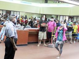 Crowd at EOB