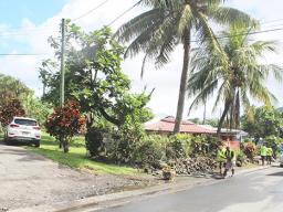 Workers from Silva Construction at the Fagaima Road