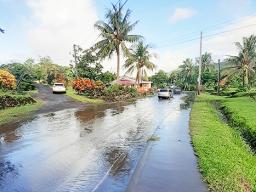 Fagaima Road flooding