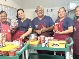 Fagaitua High School Cooks, Custodians, and SRO staff