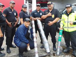 Seen here are three of the fagaofe recently confiscated 