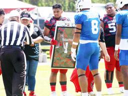 Faga’itua Vikings football team captains 