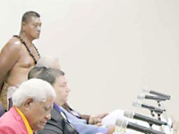 Faipule in session