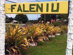Faleniu Village sign