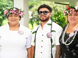 Heavenly Annesley Letuli and 2 children