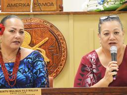 Fanene Edda Wyberski and Mitzie Jessop Taase