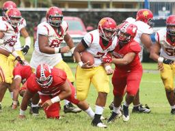 Santana Ha’atoa of the THS Warriors 