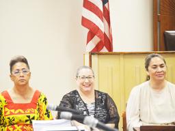 rom l-r: Faailoa Seui Afalava; Beverly A. Kodak and Louise Kuaea.