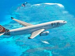 FIJI AIRWAYS PLANE IN FLIGHT