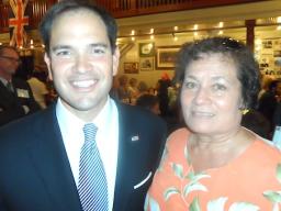 Amata with Marco Rubio
