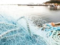  Fishing nets for trawling. 