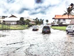 Flooding near Cost U Less