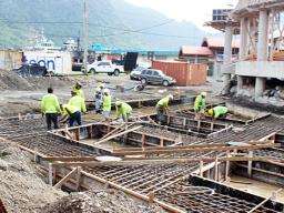 Construction progress on Fono Faitulafono