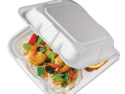Food in a Styrofoam clamshell