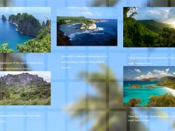 examples of the 5 territories' protected species and lands