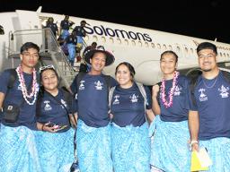 Some members of Team American Samoa