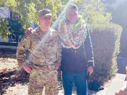 Frank F H Papu and commissioning officer