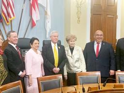 Congresswoman Amata and others