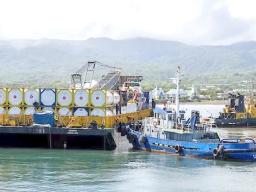 Removed pollutants from the HMNZS Manawanui