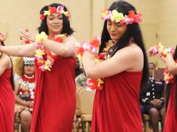 Marne Soldiers of Asian and Pacific heritage dancing