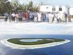 Swains island photo composit