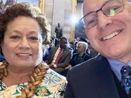 Congresswoman Amata and Congressman Pete Stauber