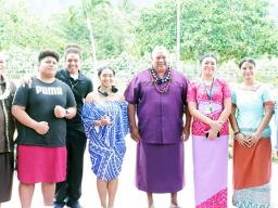 Governor with youth enrolled in Hawaii Job Corps