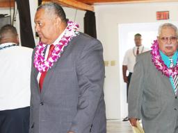 Gov, Lemanu with President of the Senate 