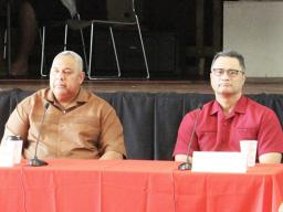 Governor Lemanu and Lieutenant Governor La’apui Talauega E.V. Ale 