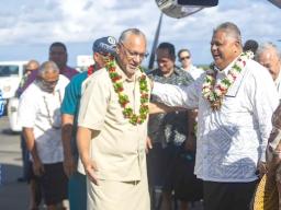 Governor and Samoa PM