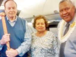 Governor Lemanu and Congresswoman Uifaatali with U.S. Senate Appropriations Committee Vice Chairman Richard Shelby