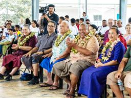 govt leaders enjoying Manu’a Flag Day festivities 