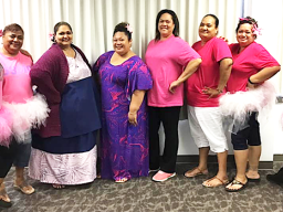 ASTCA employees wearing pink for 'Pinktober'