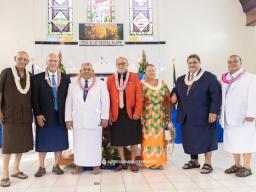 Gov. Pulaali'i Nikolao Pula and others